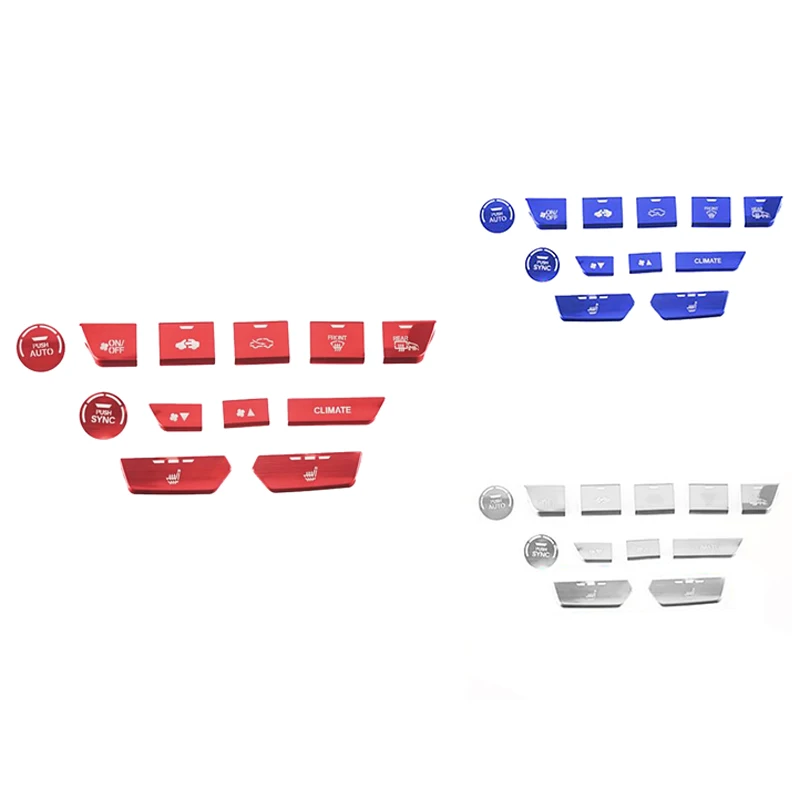 12PCS For Honda CRV CR-V 2017-2021 Car Aluminum Air Conditioning Button Sticker Cover Trim Decoration Accessories
12PCS For Honda CRV CR-V 2017-2021 Car Aluminum Air Conditioning Button Sticker Cover Trim Decoration Accessories