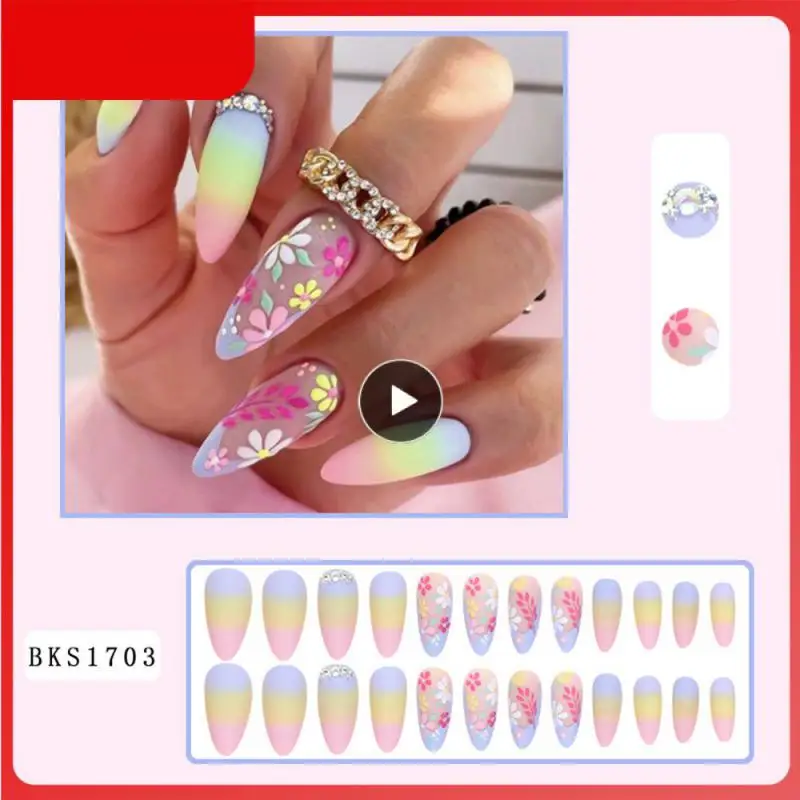 Waterproof Nail Tablets Rainbow Nails Artificial Easy To Operate Lovely False Nails Nail Tools Wear Resistance Wear Armor Small
Waterproof Nail Tablets Rainbow Nails Artificial Easy To Operate Lovely False Nails Nail Tools Wear Resistance Wear Armor Small