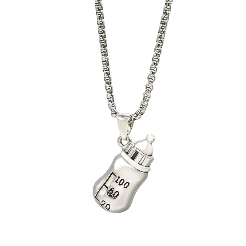 NEW Creative Mini Nursing Bottle Necklace for Super Mom Daddy Accessory Feeding Bottle Pendant Necklaces Jewelry Gift For Family
NEW Creative Mini Nursing Bottle Necklace for Super Mom Daddy Accessory Feeding Bottle Pendant Necklaces Jewelry Gift For Family
