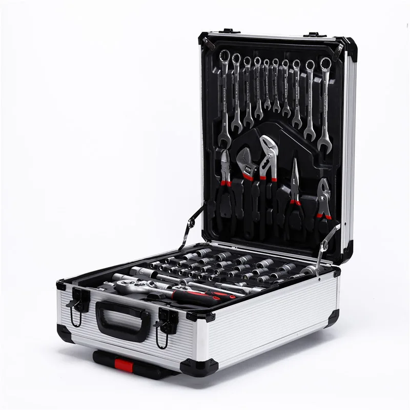187 piece vehicle repair tools portable aluminum Trolley Case Kit tool box car repair hardware hand tools set
187 piece vehicle repair tools portable aluminum Trolley Case Kit tool box car repair hardware hand tools set