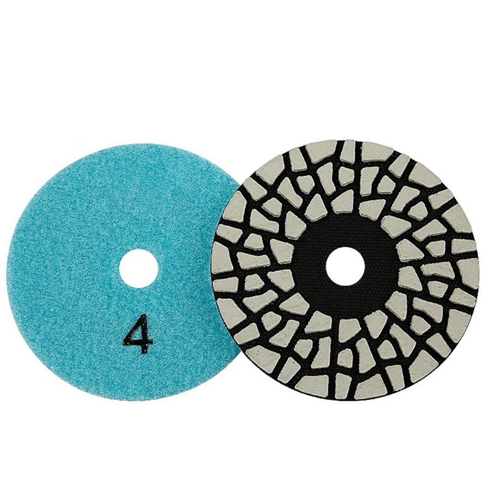 4pcs 100mm 1#/2#/3#/4# Diamond Dry Polishing Pads 4 Step For Sanding Disc Polishing Granite Marble Quartz Stone Tools Parts
4pcs 100mm 1#/2#/3#/4# Diamond Dry Polishing Pads 4 Step For Sanding Disc Polishing Granite Marble Quartz Stone Tools Parts