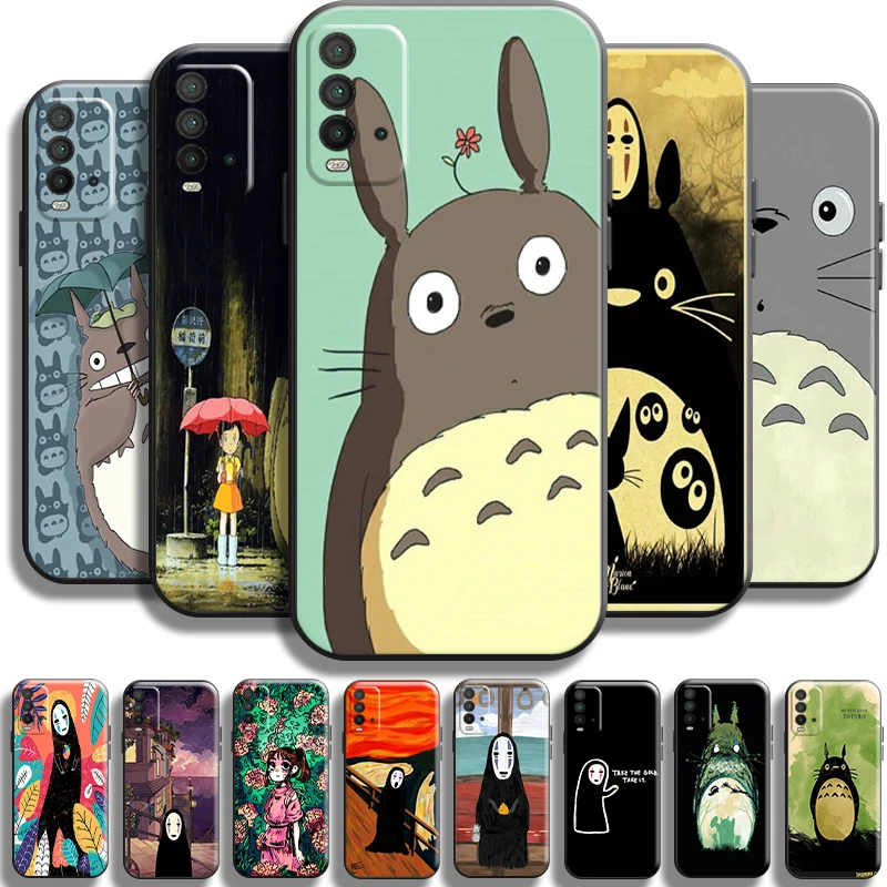 

Totoro Miyazaki Anime No Face For Xiaomi Redmi Note 11 11T 11S 10 10S 10T 9 9S 5G Redmi 10 9 9T 9A 9C Phone Case Soft Carcasa