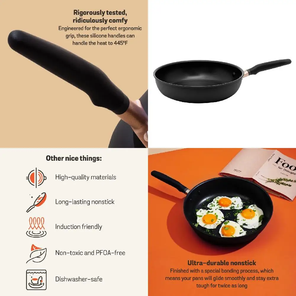 Fantastic Durable Ultra Series 11" Hard Anodized Nonstick Frying Pan - Maximum Strength Matte Black - Lasting Performance & Qual
Fantastic Durable Ultra Series 11" Hard Anodized Nonstick Frying Pan - Maximum Strength Matte Black - Lasting Performance & Qual