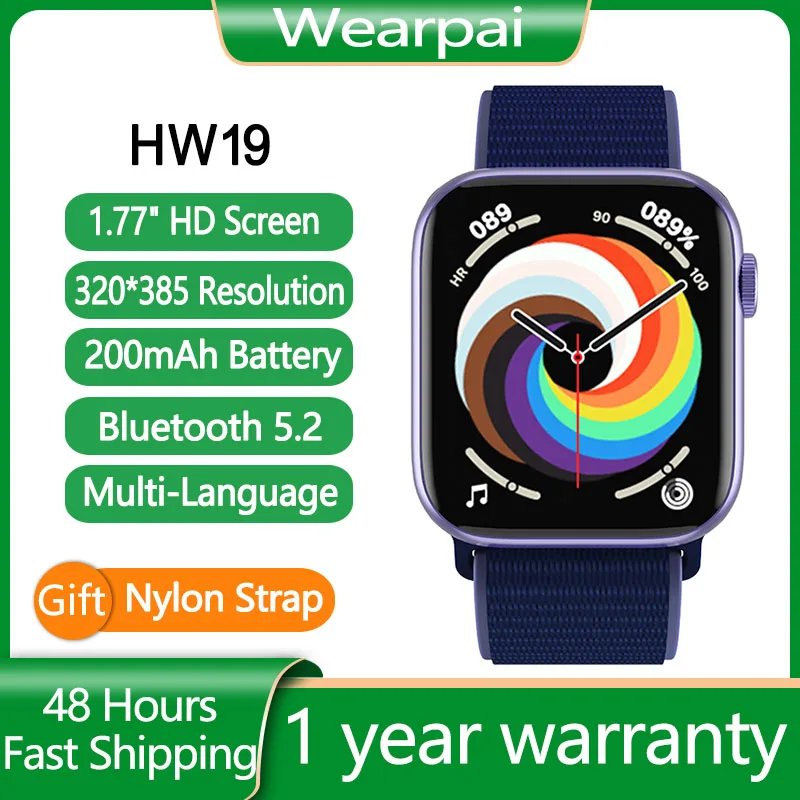 Smartwatch Wearpai HW19 Smart Watch Men Sleep Monitor Alarm Clock Weather Bluetooth Call Wearfit Pro pk P8 W57 X37 iwo 13 44mm
Smartwatch Wearpai HW19 Smart Watch Men Sleep Monitor Alarm Clock Weather Bluetooth Call Wearfit Pro pk P8 W57 X37 iwo 13 44mm