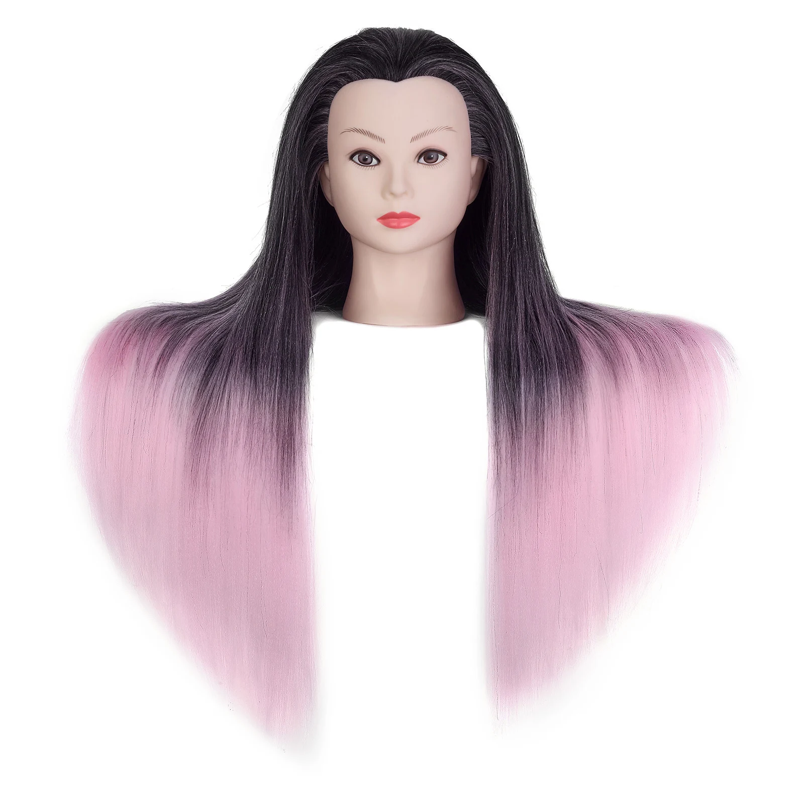 Training Head With 22'' Pink Ombre Long Hair Hairdressing Head Salon Braiding Practice Model Wig Hairstyles Doll Mannequin Head
Training Head With 22'' Pink Ombre Long Hair Hairdressing Head Salon Braiding Practice Model Wig Hairstyles Doll Mannequin Head