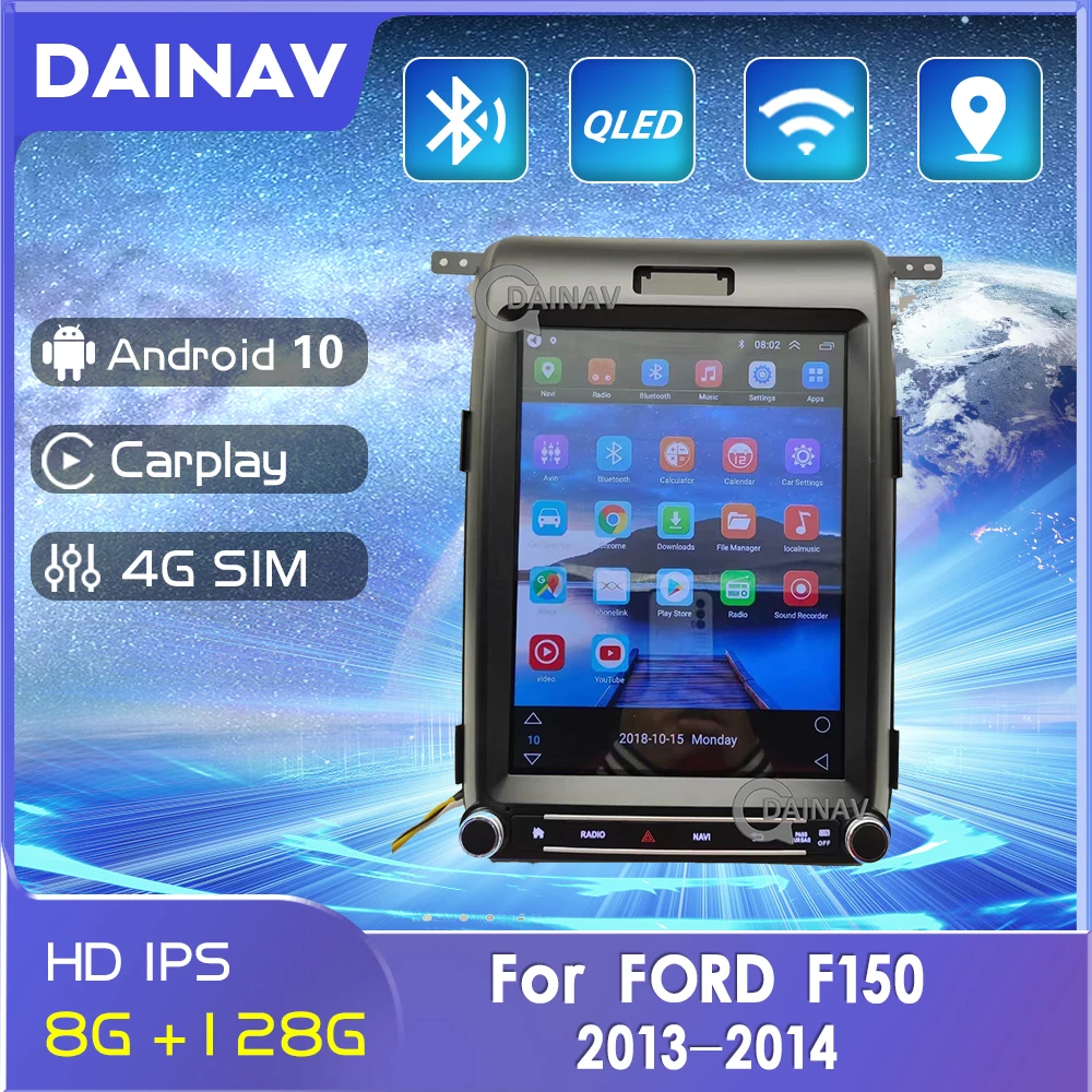 128GB 12.1 inch Car multimedia player For Ford F150 2009-2013 2014 2 din stereo radio tape recorder head unit GPS navigation
128GB 12.1 inch Car multimedia player For Ford F150 2009-2013 2014 2 din stereo radio tape recorder head unit GPS navigation