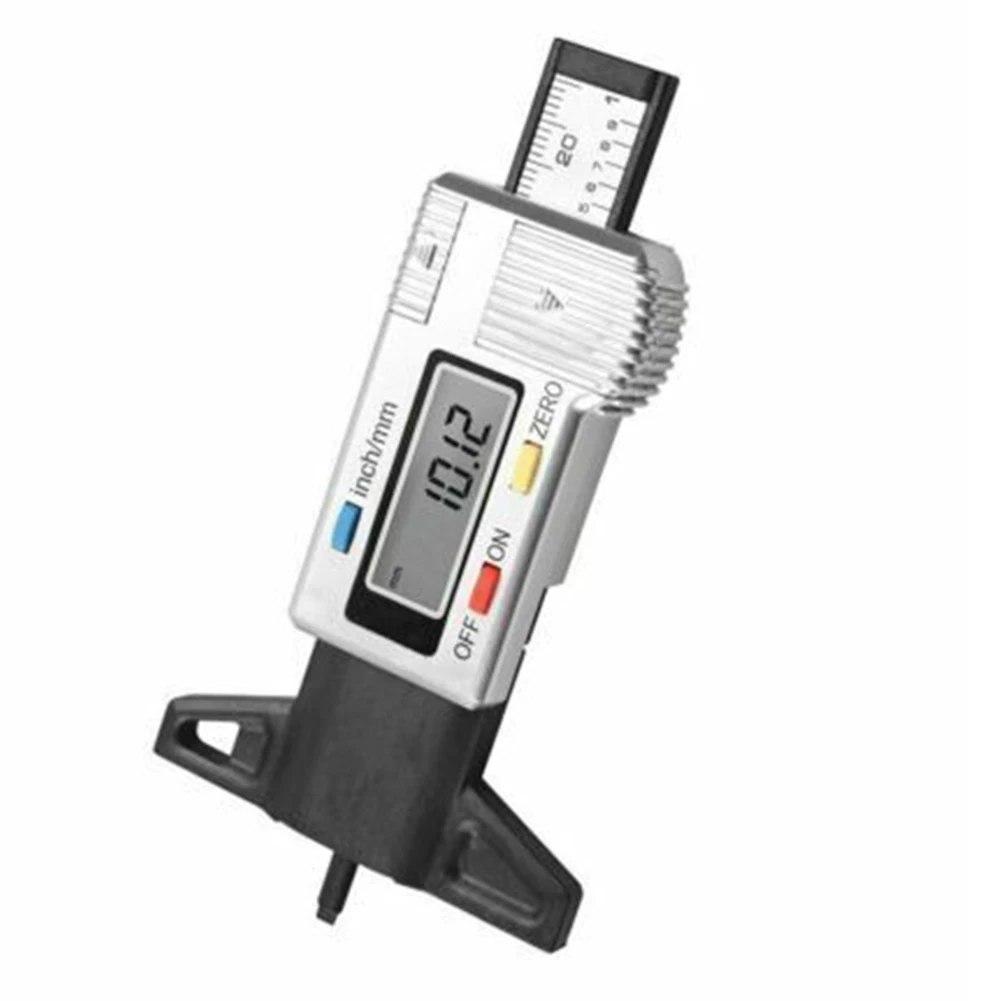 Electronic Digital Display Tire Tread Depth Gauge 0-25mm Tread Gauge Depth Vernier Caliper Tread Gauge Metric/Inch System Interc
Electronic Digital Display Tire Tread Depth Gauge 0-25mm Tread Gauge Depth Vernier Caliper Tread Gauge Metric/Inch System Interc
