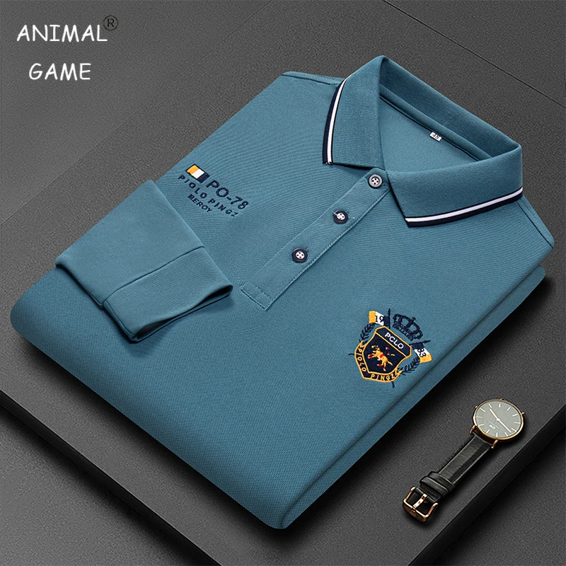 New Korean Men's Long Sleeves Embroidered Polo T-shirt Button Polo Shirt Lapel Breathable Top 4XL
New Korean Men's Long Sleeves Embroidered Polo T-shirt Button Polo Shirt Lapel Breathable Top 4XL