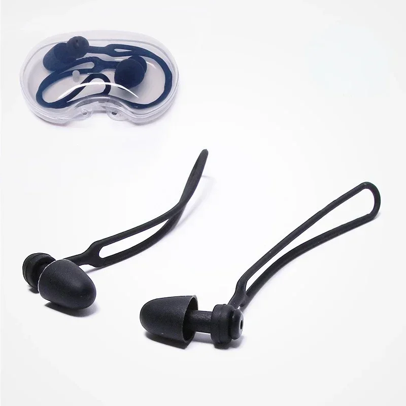 Затычки для ушей для плавания с защитой от потери, зажим для носа, водонепроницаемые, с шумоподавлением, мягкие силиконовые беруши, веревка для сна, защита ушей для плавания
Затычки для ушей для плавания с защитой от потери, зажим для носа, водонепроницаемые, с шумоподавлением, мягкие силиконовые беруши, веревка для сна, защита ушей для плавания