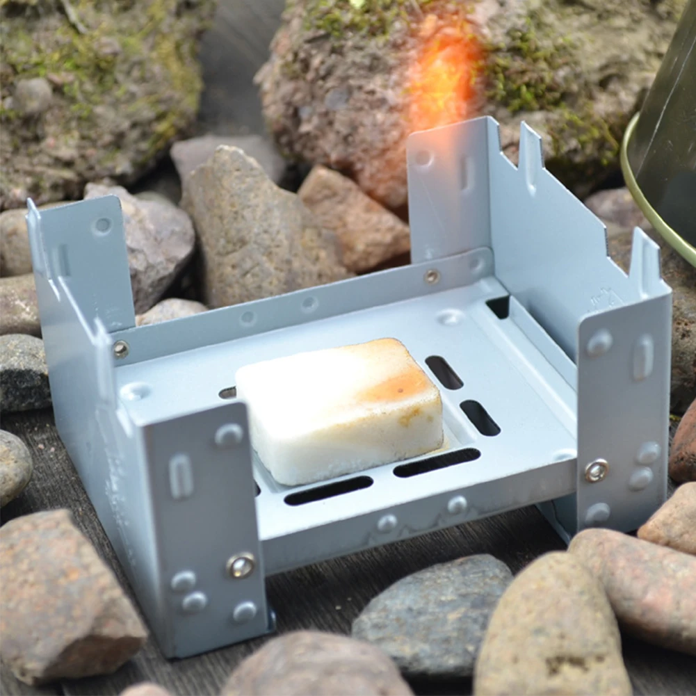 Camping Stove Stainless Steel Folding Alcohol Stove Alcohol Burner Pocket Stove w/ Stand Rack for Outdoor BBQ Picnic Camping
Camping Stove Stainless Steel Folding Alcohol Stove Alcohol Burner Pocket Stove w/ Stand Rack for Outdoor BBQ Picnic Camping