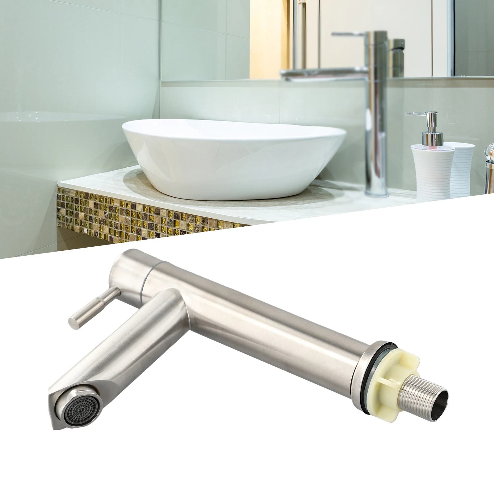 Durable High Quality Useful Brand New Faucet Without Hose Accessories Cold Sink Family Hotel Kitchen Replacement Silver
Durable High Quality Useful Brand New Faucet Without Hose Accessories Cold Sink Family Hotel Kitchen Replacement Silver