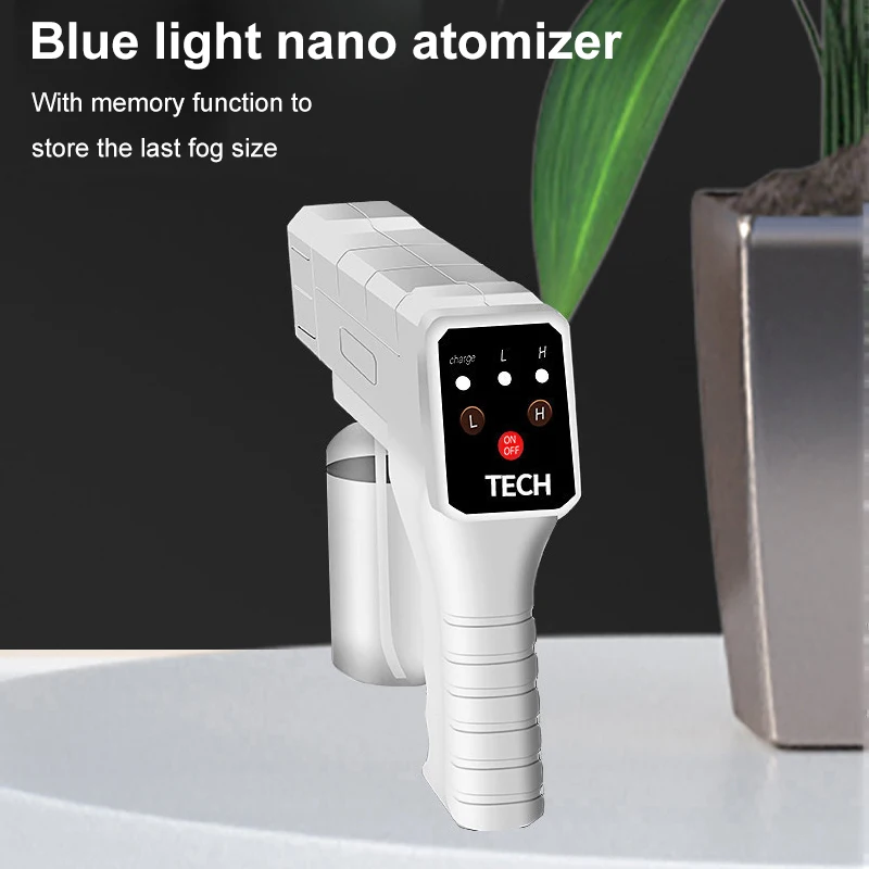Touch Screen Adjustable Sprayers 300ml Wireless Nano Blue Steam Spray Disinfection Gun USB Rechargeable Home Garden Accessories
Touch Screen Adjustable Sprayers 300ml Wireless Nano Blue Steam Spray Disinfection Gun USB Rechargeable Home Garden Accessories