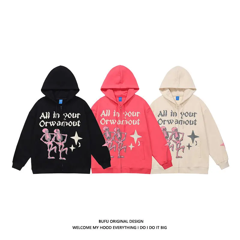 Джоггеры в стиле хип-хоп мужские толстовки пальто в стиле панк аниме Стразы скелет готический гранж Толстовка с длинным рукавом на молнии Y2k... 
Джоггеры в стиле хип-хоп мужские толстовки пальто в стиле панк аниме Стразы скелет готический гранж Толстовка с длинным рукавом на молнии Y2k...