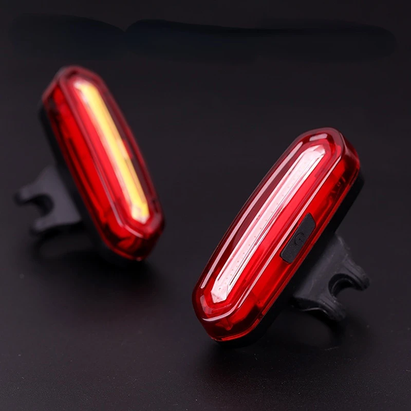 

USB Charging Waterproof Warning Taillights Mountain Bike Riding Equipment Accessories COB Bike Rechargeable Lights