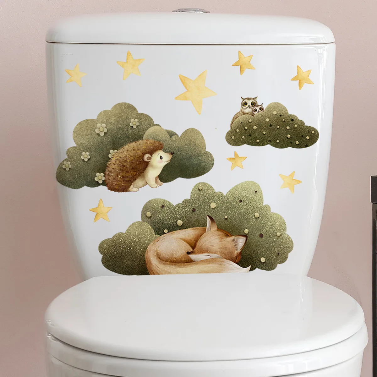 Hedgehog Toilet Lid Stickers Seat Cover Animal Decals Bathroom Decor Waterproof WC Peel Stick PVC Art Removeable Home Decoration
Hedgehog Toilet Lid Stickers Seat Cover Animal Decals Bathroom Decor Waterproof WC Peel Stick PVC Art Removeable Home Decoration