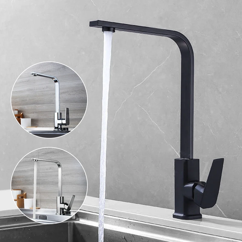 360 Degree Rotating Kitchen Faucet Matte Black Brushed Nickle Hot And Cold Water Mixer Vessel Sink Tap For Bathroom Accessories
360 Degree Rotating Kitchen Faucet Matte Black Brushed Nickle Hot And Cold Water Mixer Vessel Sink Tap For Bathroom Accessories
