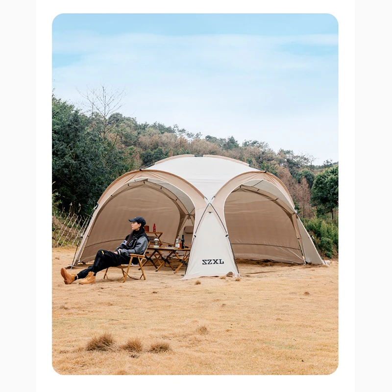 5-8 Person Outdoor Camping Dome Canopy Tent 3000mm Super Strong Waterproof Carbon Fiber Pole Windproof and Sun Proof Sunshade
5-8 Person Outdoor Camping Dome Canopy Tent 3000mm Super Strong Waterproof Carbon Fiber Pole Windproof and Sun Proof Sunshade