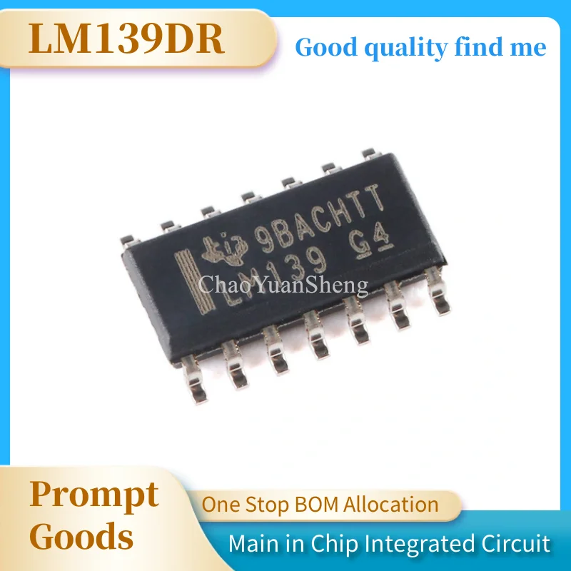 1 шт. новый оригинальный четырехкратный дифференциал LM139DR чип SOP14 LM139
1 шт. новый оригинальный четырехкратный дифференциал LM139DR чип SOP14 LM139