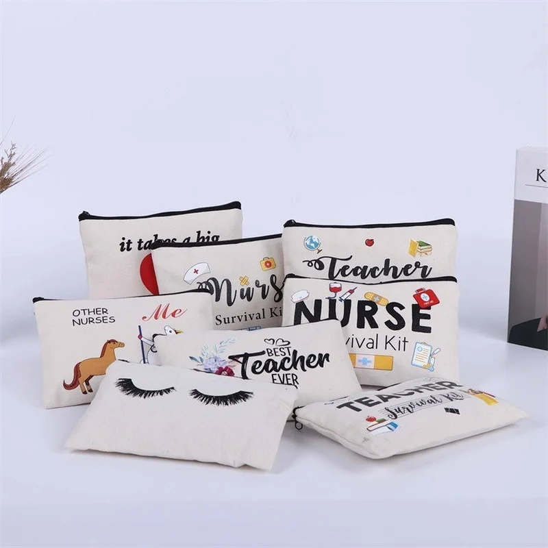 Cartoon Canvas Pencil Case Clutch Bag Cotton Cosmetic Storage Bag Coin Zipper Bag
Cartoon Canvas Pencil Case Clutch Bag Cotton Cosmetic Storage Bag Coin Zipper Bag