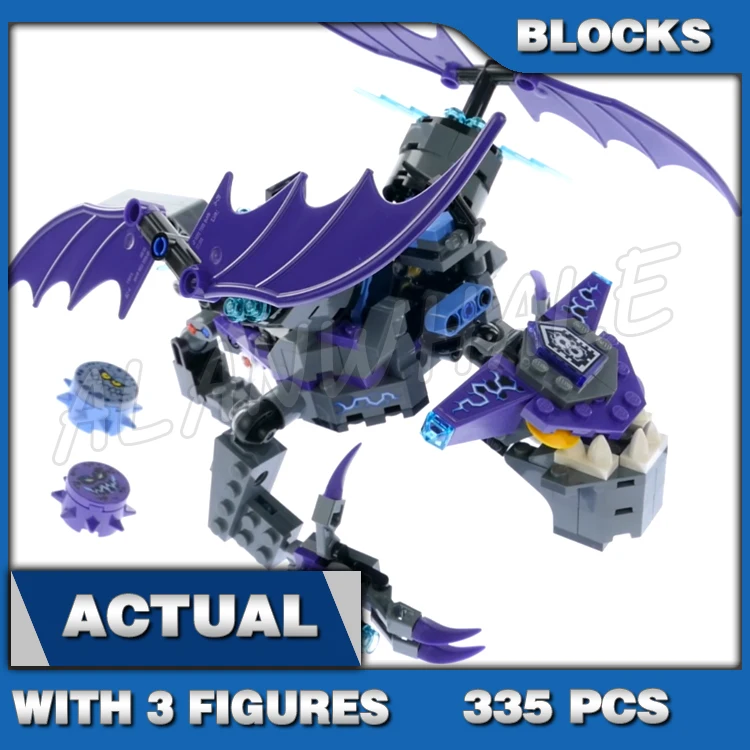335pcs Nexoes Knights The Heligoyle Beast Monster Dual Spinning Wings 10702 Building Blocks Toy Bricks Compatible with Model
335pcs Nexoes Knights The Heligoyle Beast Monster Dual Spinning Wings 10702 Building Blocks Toy Bricks Compatible with Model