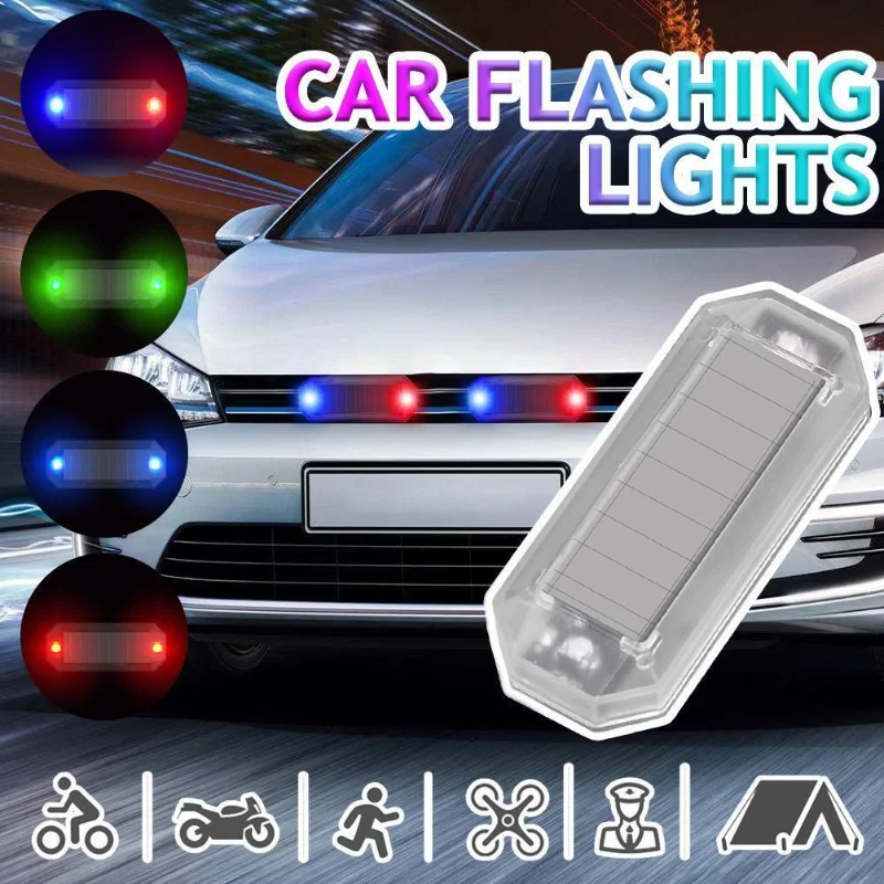 Mini Solar LED Strobe Warning Light Car Motorcycle Anti Rear-end Collision Flashing Lamp USB Rechargerable Night Warning Lights
Mini Solar LED Strobe Warning Light Car Motorcycle Anti Rear-end Collision Flashing Lamp USB Rechargerable Night Warning Lights