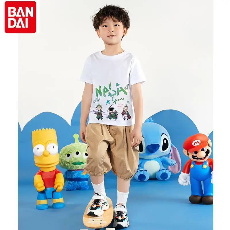 Bandai Anime Summer Boys Naruto Short Sleeves Women's Cotton T-Shirt Trend Cartoon Printing Loose Comfortable Children's Tops
Bandai Anime Summer Boys Naruto Short Sleeves Women's Cotton T-Shirt Trend Cartoon Printing Loose Comfortable Children's Tops