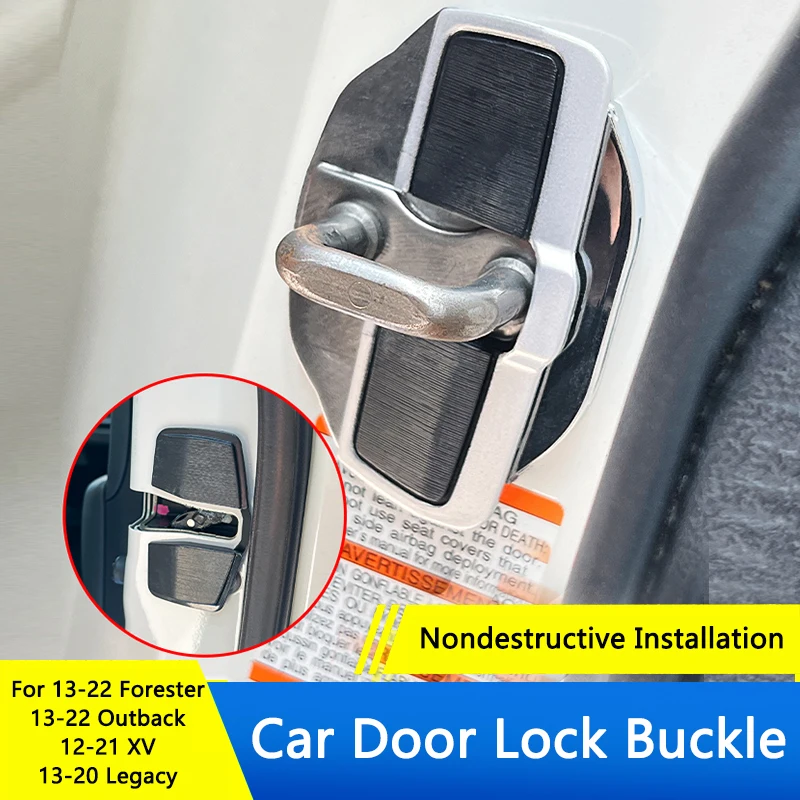 QHCP Door Lock Buckle Stabilizer Upgrade Eliminate Abnormal Noise Gap Door Lock Protector Zinc Alloy ABS For Subaru Series 13-22
QHCP Door Lock Buckle Stabilizer Upgrade Eliminate Abnormal Noise Gap Door Lock Protector Zinc Alloy ABS For Subaru Series 13-22