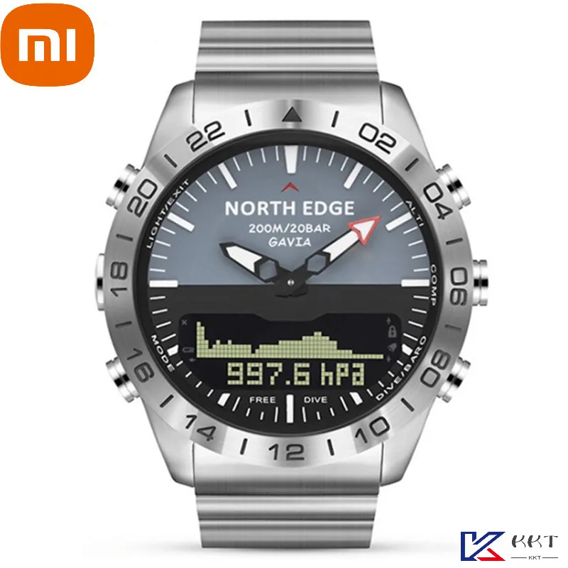 XIAOMI North Edge Gavia Business Smart Watch Air Pressure Compass Altitude Temperature Weather Diving Dual Clock Sports Watch
XIAOMI North Edge Gavia Business Smart Watch Air Pressure Compass Altitude Temperature Weather Diving Dual Clock Sports Watch