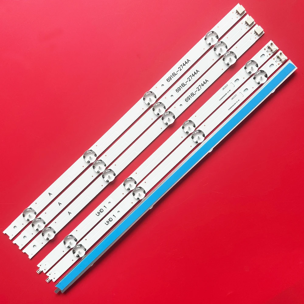 Комплект Светодиодных Лент 1/5 LED Для Телевизора 43 Дюйма, 8 Светодиодов, 6916L-2744A, 6916L-2743A, V16.5 ART3
Комплект Светодиодных Лент 1/5 LED Для Телевизора 43 Дюйма, 8 Светодиодов, 6916L-2744A, 6916L-2743A, V16.5 ART3