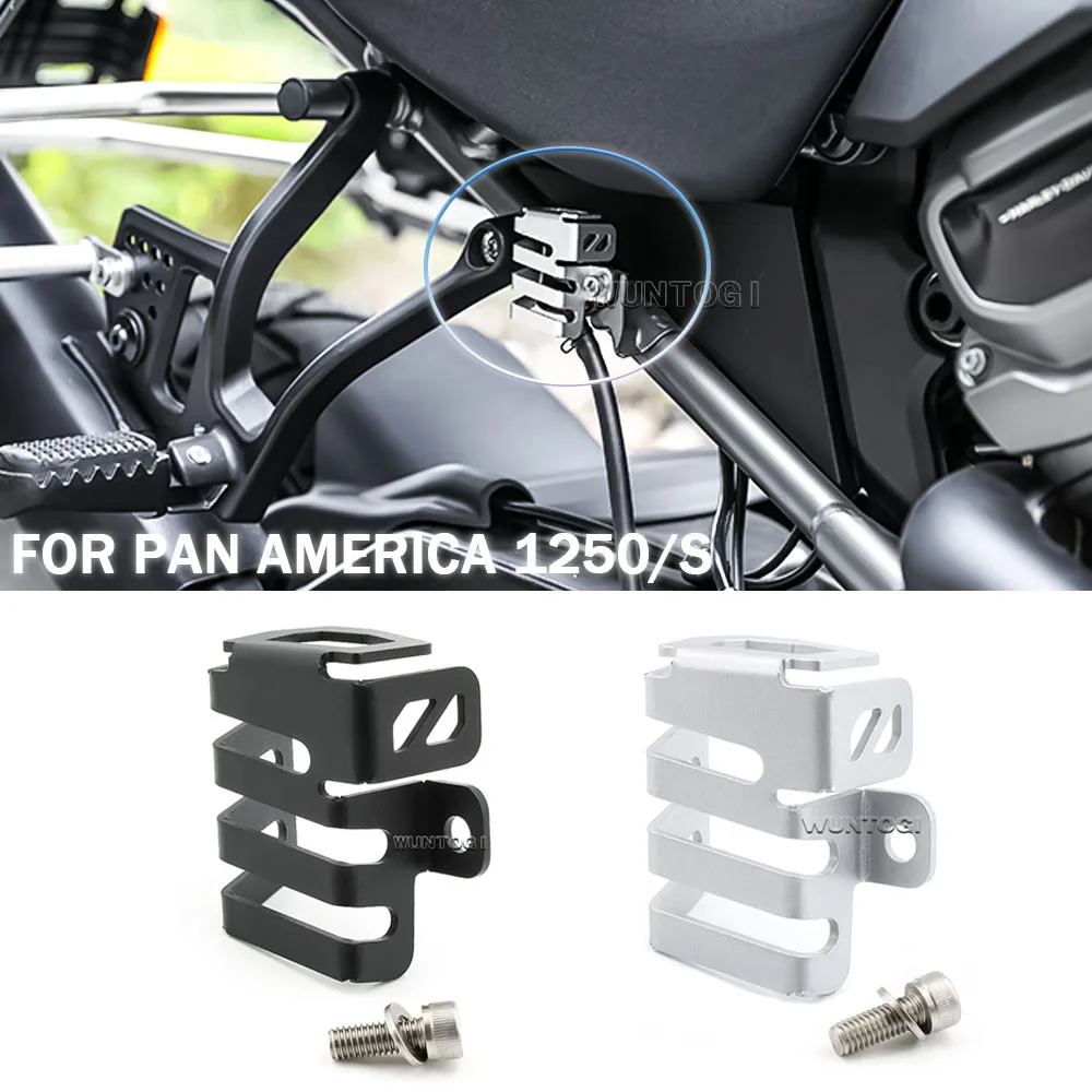 2022 New Motorcycle Accessories Rear Brake Fluid Reservoir Guard For PAN AMERICA 1250 PAN AMERICA 1250S PA1250 S 2020 2021
2022 New Motorcycle Accessories Rear Brake Fluid Reservoir Guard For PAN AMERICA 1250 PAN AMERICA 1250S PA1250 S 2020 2021