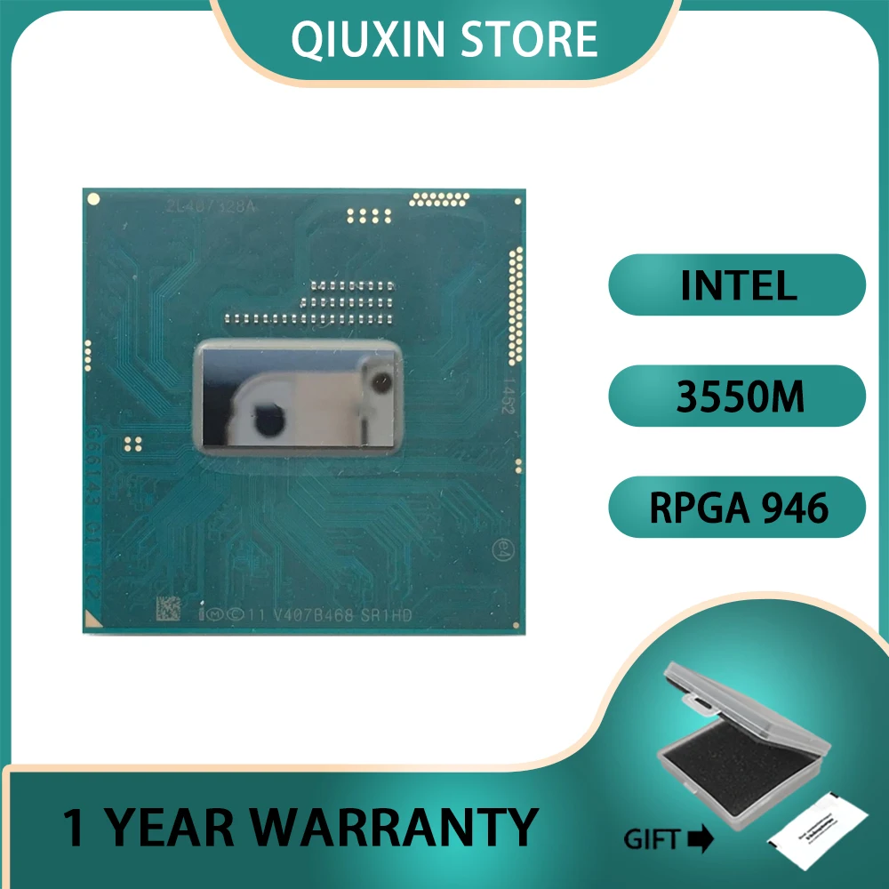 SR1HD Intel Laptop CPU Haswell 3550M 2M Cache,2.30GHz Dual-core QDU2 QS Beta scrattered pieces Free shipping PGA946
SR1HD Intel Laptop CPU Haswell 3550M 2M Cache,2.30GHz Dual-core QDU2 QS Beta scrattered pieces Free shipping PGA946