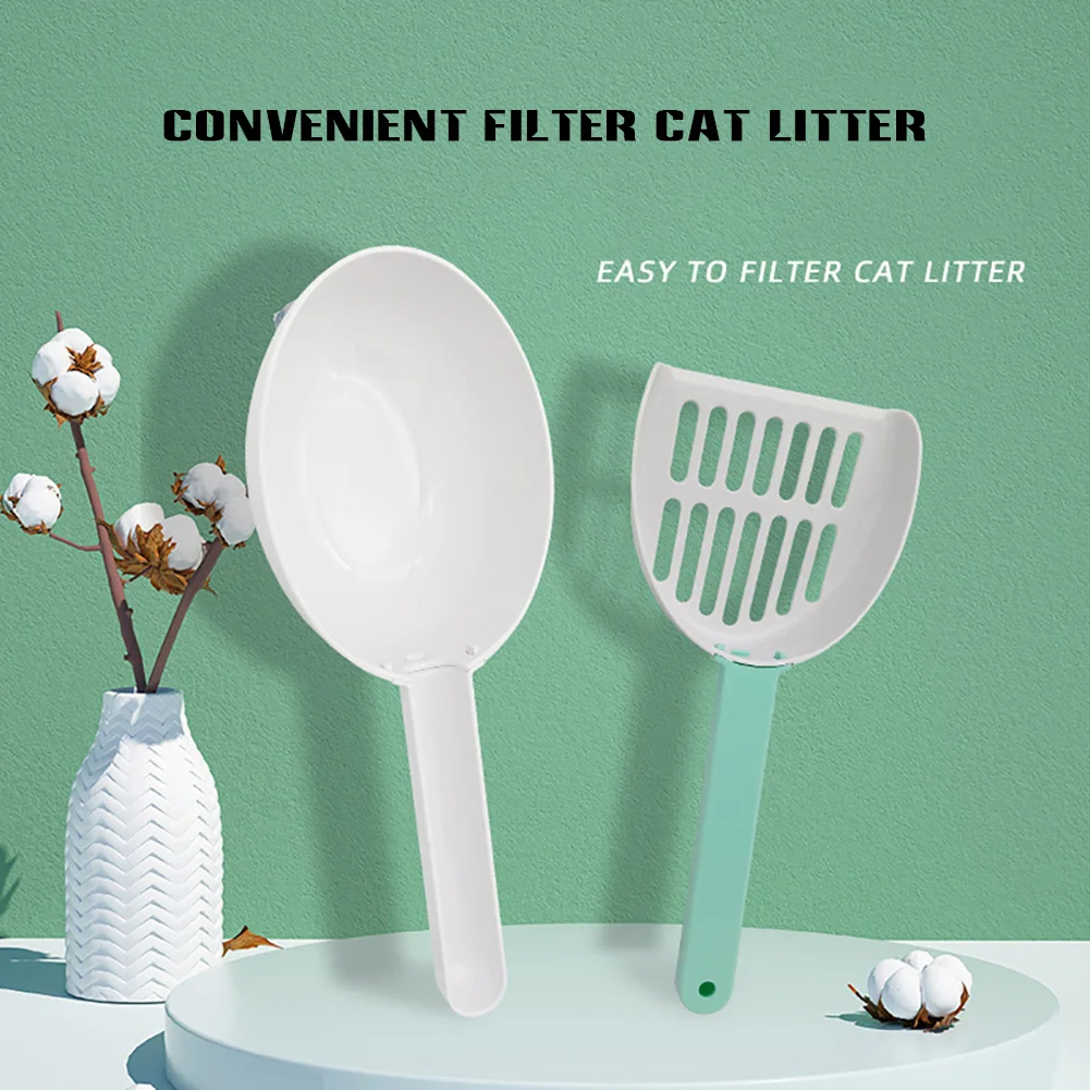 Cat Litter Scooper With Holder Semi-arc Shovel Tip Design Multifunctional Pet Food Spoon Foldable Cat Litter Cleaning Tools
Cat Litter Scooper With Holder Semi-arc Shovel Tip Design Multifunctional Pet Food Spoon Foldable Cat Litter Cleaning Tools