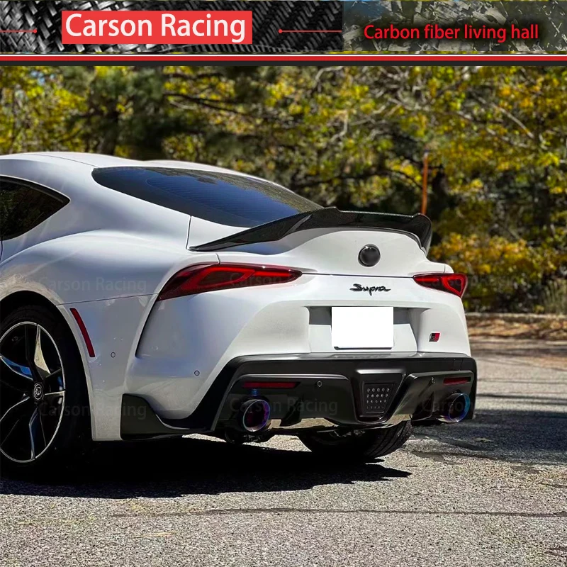 Задний спойлер из углеродного волокна для Toyota Supra A90 A91 MK5 2019-2023
Задний спойлер из углеродного волокна для Toyota Supra A90 A91 MK5 2019-2023