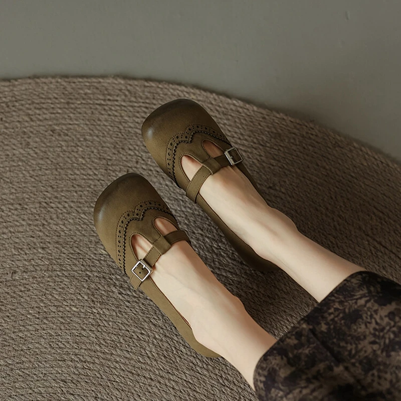 NEW Spring/Autumn Shoes Women Square Toe Chunky Heel Mary Janes Low Heel Women Shoes Split Leather Shoes Classics Women Pumps
NEW Spring/Autumn Shoes Women Square Toe Chunky Heel Mary Janes Low Heel Women Shoes Split Leather Shoes Classics Women Pumps