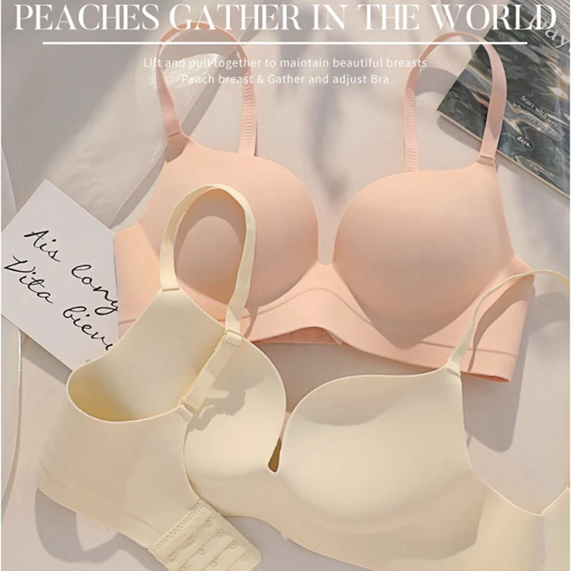 2PCS One-Piece Smooth Bra Wireless Sexy Gather Underwear Push Up Lingerie Seamless Breathable Bralette Tops for Small Chest
2PCS One-Piece Smooth Bra Wireless Sexy Gather Underwear Push Up Lingerie Seamless Breathable Bralette Tops for Small Chest