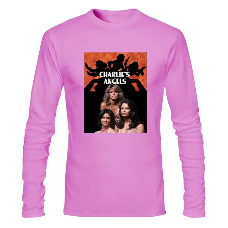 

Man Clothing New Charlie'S Angels 1970S Classic TV Show Men'S Black T-Shirt Size S-3XL Fashion Casual Cotton T Shirt
