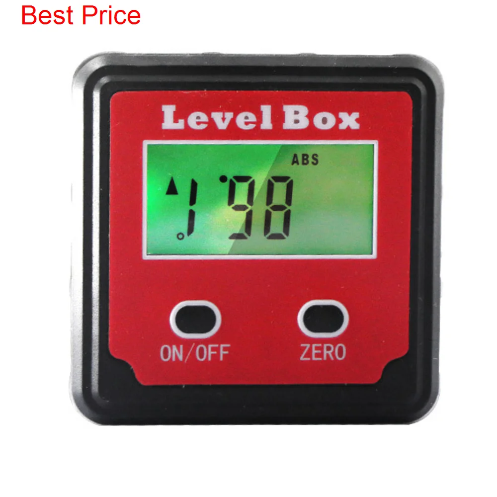 20Pcs/lot Red 2-key Precision Electronic Digital Display Inclinometer Slope Meter Level Protractor Angle Box Protractor
20Pcs/lot Red 2-key Precision Electronic Digital Display Inclinometer Slope Meter Level Protractor Angle Box Protractor