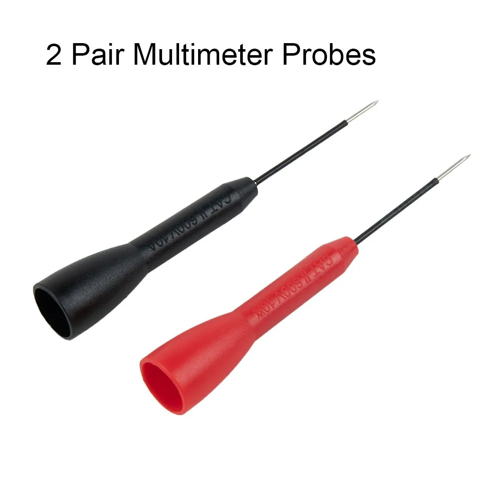 4pcs Universal Multimeter Test Probe Tips Measuring Device Pins For Measuring Device Pin Fittings Tester Detachable Accessories
4pcs Universal Multimeter Test Probe Tips Measuring Device Pins For Measuring Device Pin Fittings Tester Detachable Accessories