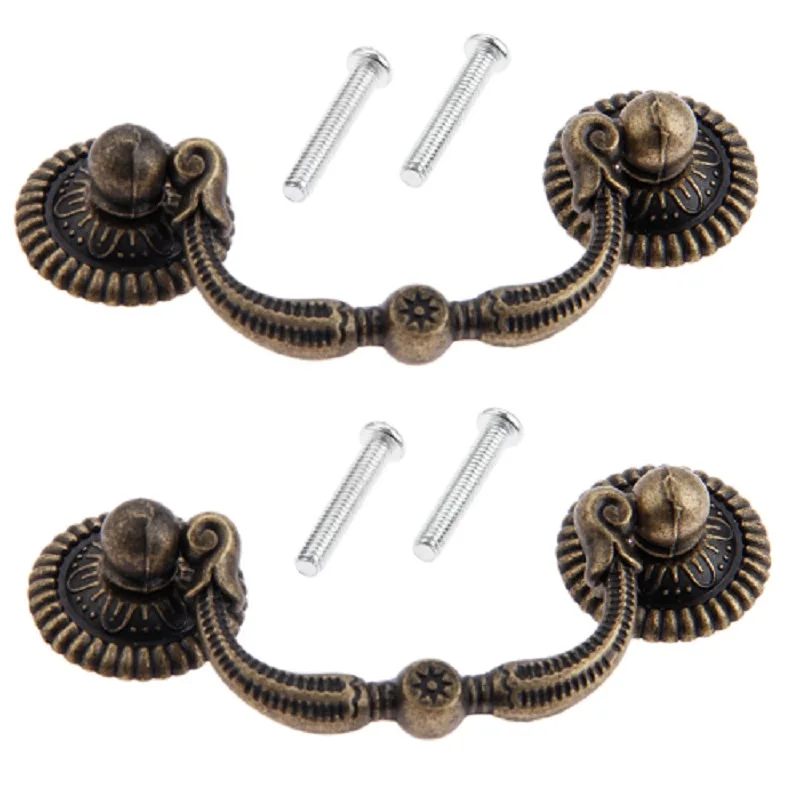 2Pcs European Style Vintage Wooden Wine Gift Box Pull Handle Kitchen Furniture Handles Closet Cabinet Knobs and Handles 90*42mm
2Pcs European Style Vintage Wooden Wine Gift Box Pull Handle Kitchen Furniture Handles Closet Cabinet Knobs and Handles 90*42mm