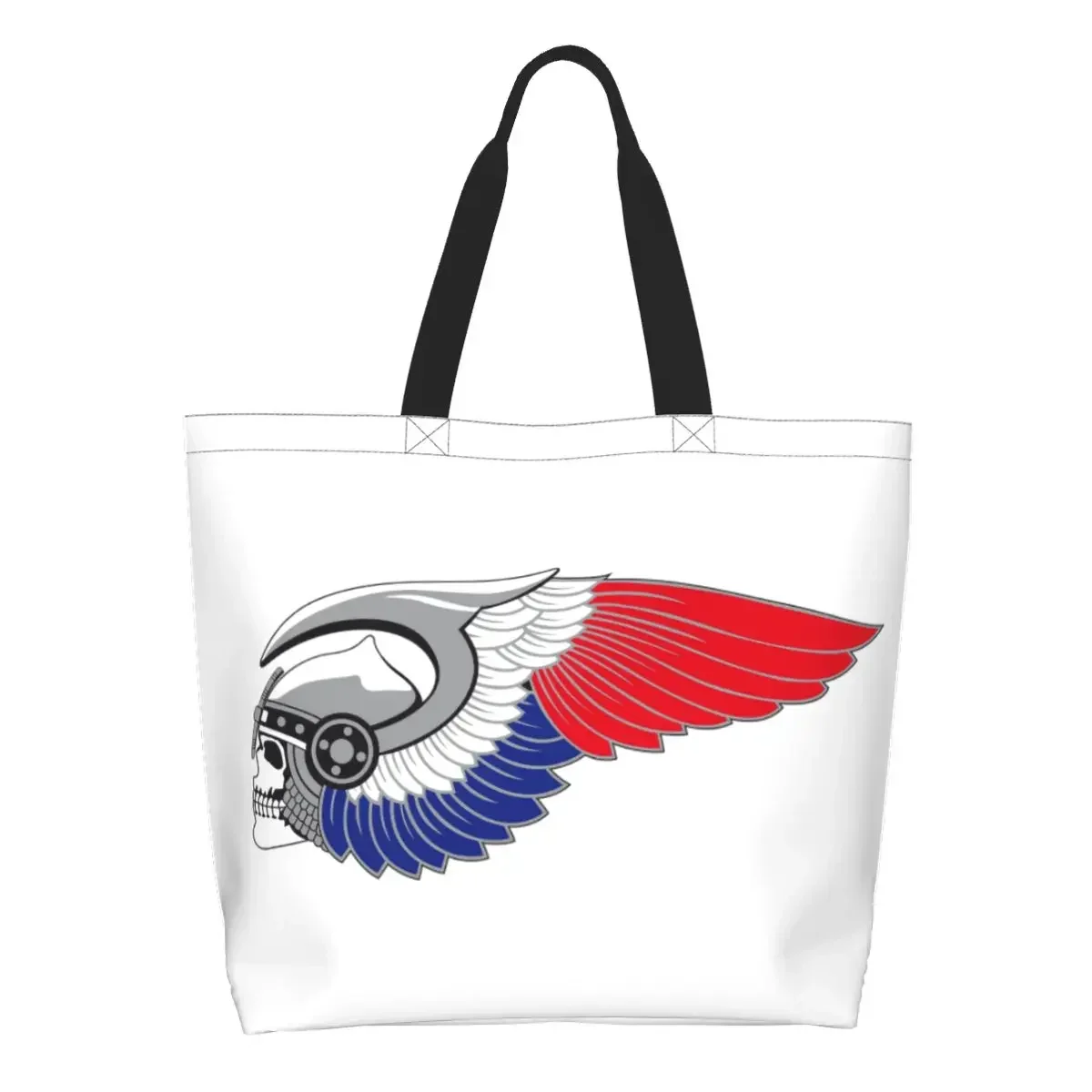 Hells Angels Logo Groceries Shopping Tote Bag Women Cute Motorcycle Club Canvas Shopper Shoulder Bag Large Capacity Handbags 
Hells Angels Logo Groceries Shopping Tote Bag Women Cute Motorcycle Club Canvas Shopper Shoulder Bag Large Capacity Handbags