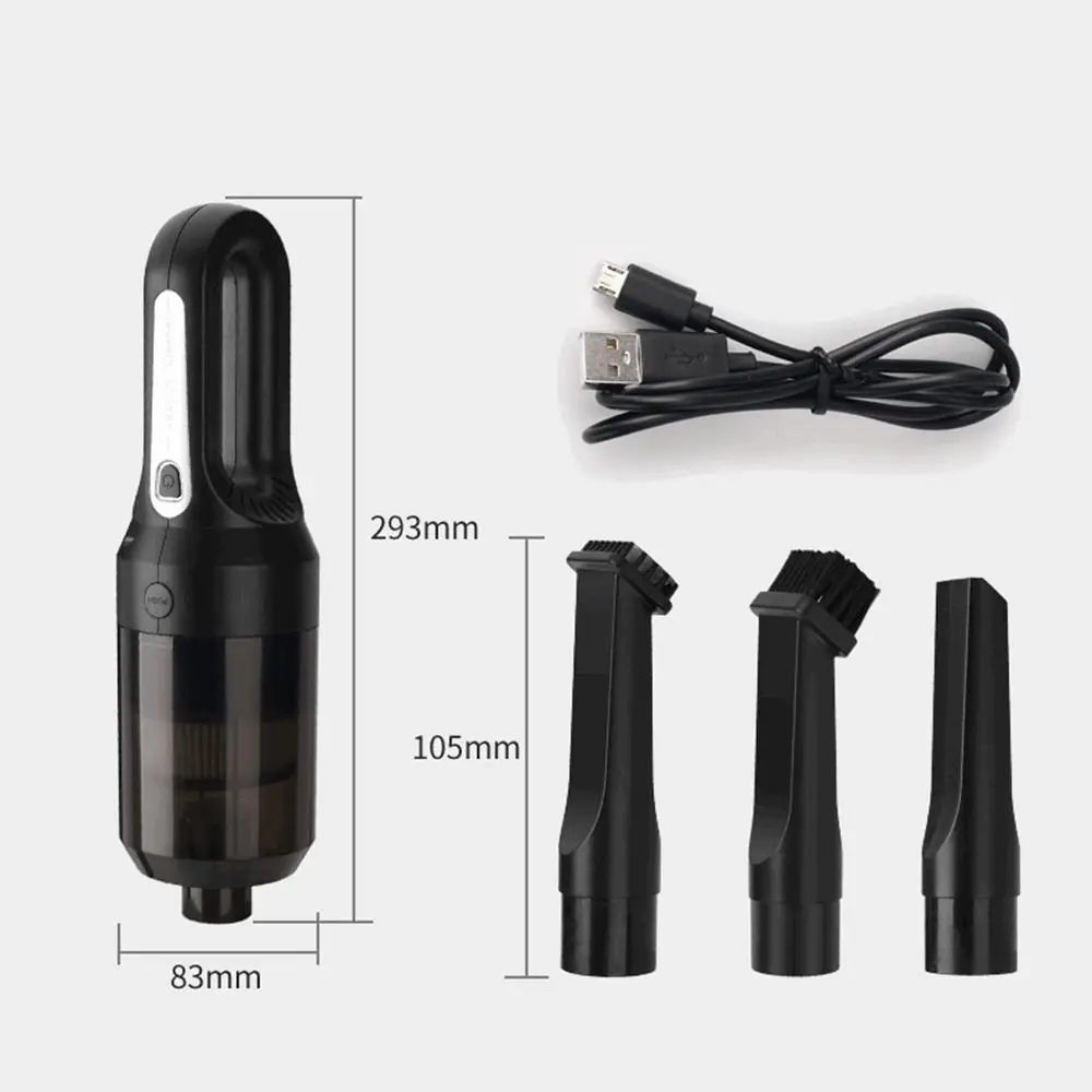 Wet And Dry Dual-Use Vehicle Household USB Charging Portable Powerful Wireless Charging Vacuum Cleaner
Wet And Dry Dual-Use Vehicle Household USB Charging Portable Powerful Wireless Charging Vacuum Cleaner