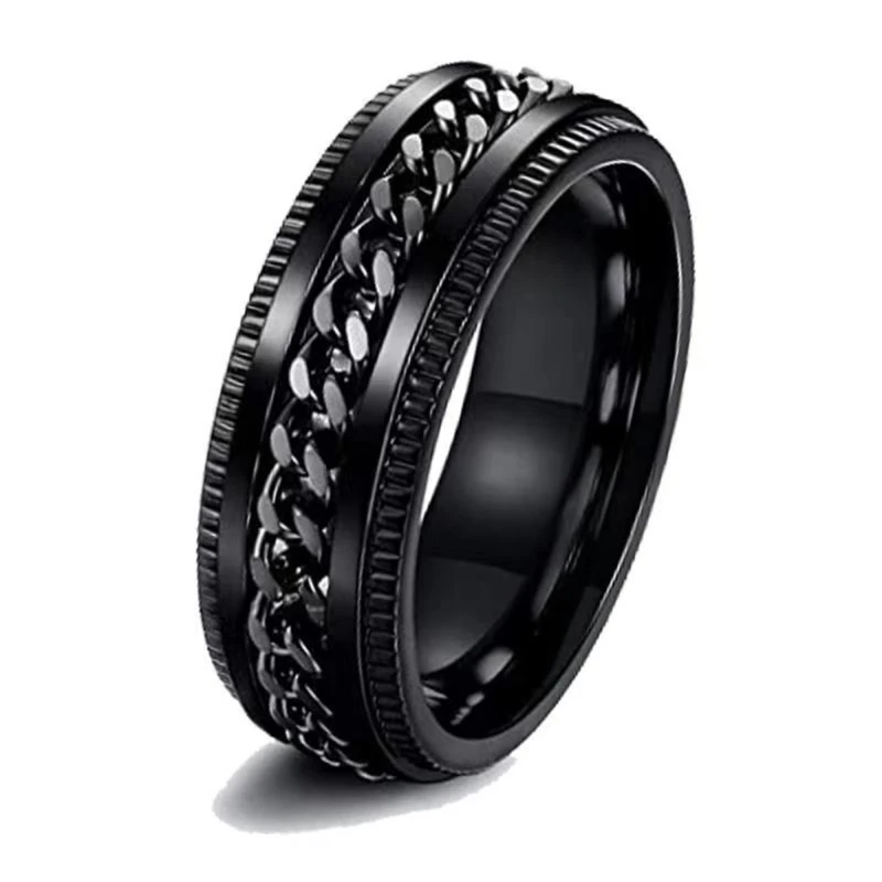 4 Pcs Stainless Steel Spinner Rings Set Cool Wedding Bands Rings Fashion Pattern Beveled Edges Ring Jewelry Charm
4 Pcs Stainless Steel Spinner Rings Set Cool Wedding Bands Rings Fashion Pattern Beveled Edges Ring Jewelry Charm