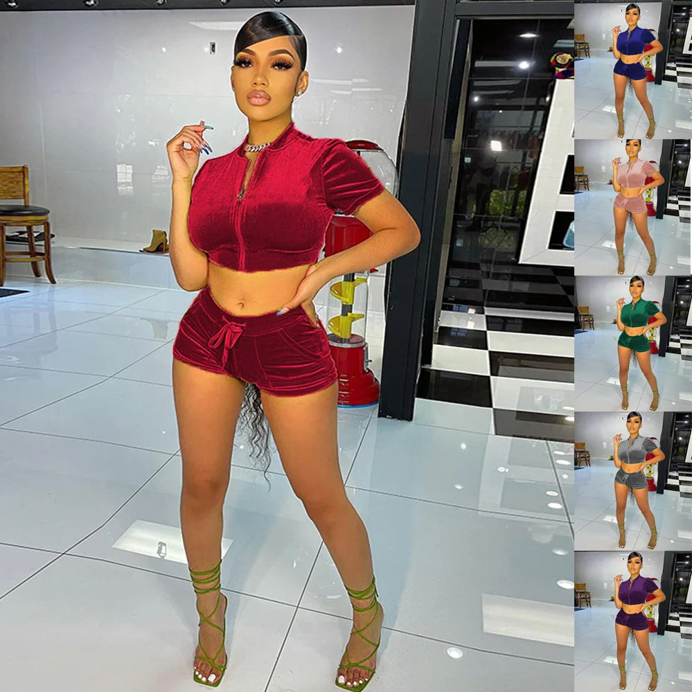 2 Piece Set Women Velvet Pajama Set Sexy Spaghetti Straps Sleepwear Short Pajama Suit Women Casual Nightwear Party Set Plus Size
2 Piece Set Women Velvet Pajama Set Sexy Spaghetti Straps Sleepwear Short Pajama Suit Women Casual Nightwear Party Set Plus Size