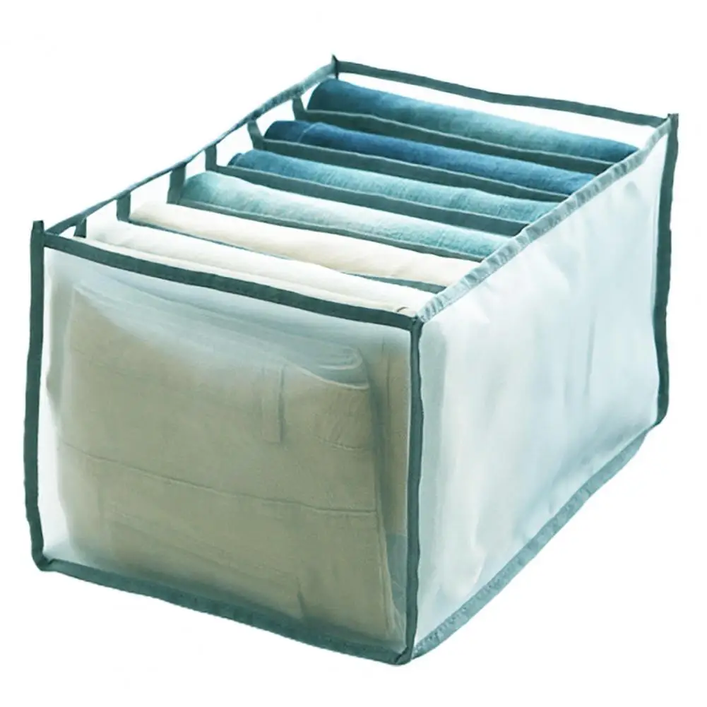 Jeans Storage Box Closet Wardrobe Clothes Compartment Boxes Drawer Jeans Socks Separation Organizer Pants Storage
Jeans Storage Box Closet Wardrobe Clothes Compartment Boxes Drawer Jeans Socks Separation Organizer Pants Storage