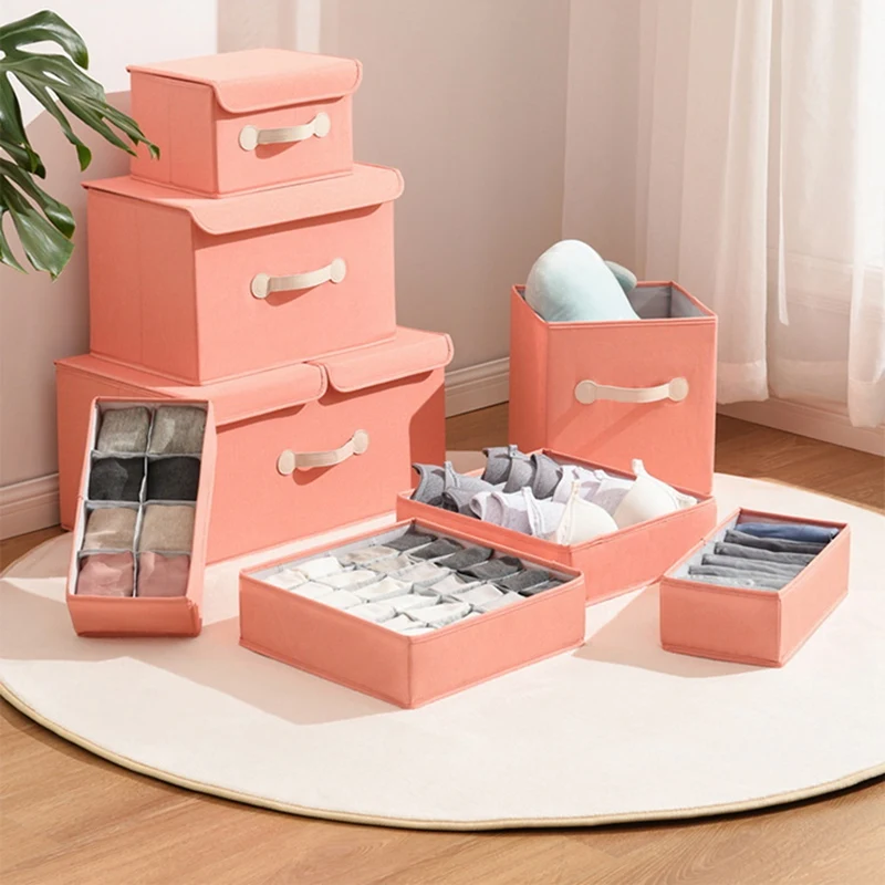 Storage Boxes Drawer Organisers Collapsible Closet Dividers for Bras Drawer Divider Foldable Socks Tie Organizer
Storage Boxes Drawer Organisers Collapsible Closet Dividers for Bras Drawer Divider Foldable Socks Tie Organizer