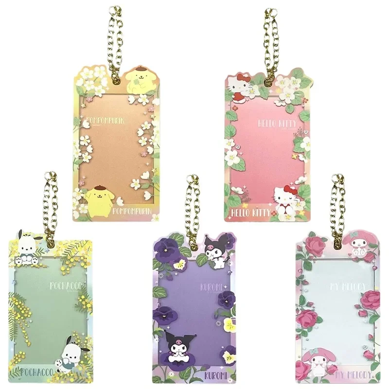 Cute Sanrioed My Melody Kuromi Cinnamoroll Flower Series Acrylic Card Case Kawaii Bag Pendant Keychain Student ID Card Holder
Cute Sanrioed My Melody Kuromi Cinnamoroll Flower Series Acrylic Card Case Kawaii Bag Pendant Keychain Student ID Card Holder