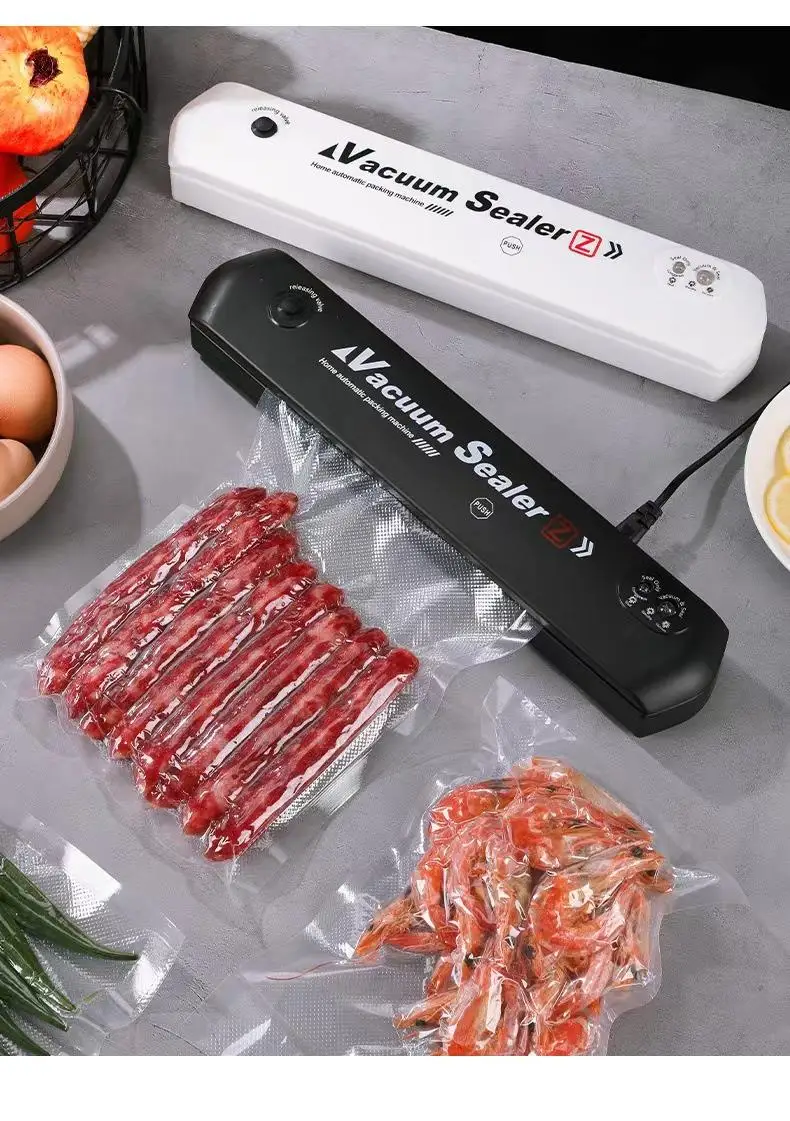 90W Kitchen Food Vacuum Sealer 220V/110V Automatic Commercial Household Food Vacuum Sealer Packaging Machine with 10Pcs Bags amy
90W Kitchen Food Vacuum Sealer 220V/110V Automatic Commercial Household Food Vacuum Sealer Packaging Machine with 10Pcs Bags amy