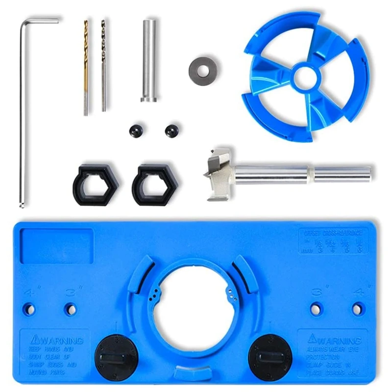 New-35Mm Concealed Hinge Jig Kit Suitable For Cabinet Door Installation Woodworking Boring Position Locator Tool Kit
New-35Mm Concealed Hinge Jig Kit Suitable For Cabinet Door Installation Woodworking Boring Position Locator Tool Kit