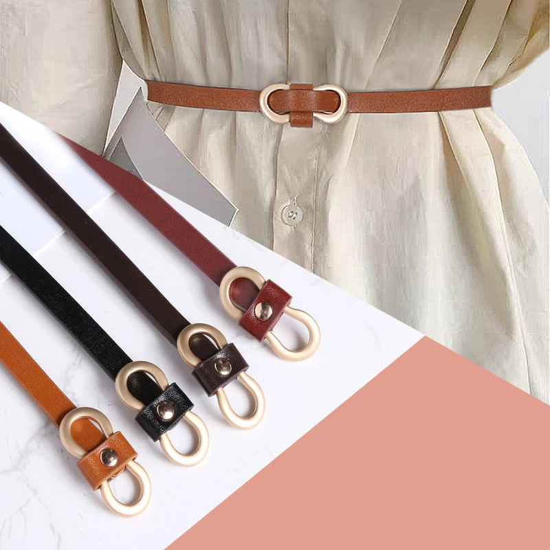 Новинка 2022, женский тонкий ремень, Женский компактный Универсальный Ремень из искусственной кожи без перфорации в Корейском стиле, Простой ... 
Новинка 2022, женский тонкий ремень, Женский компактный Универсальный Ремень из искусственной кожи без перфорации в Корейском стиле, Простой ...
