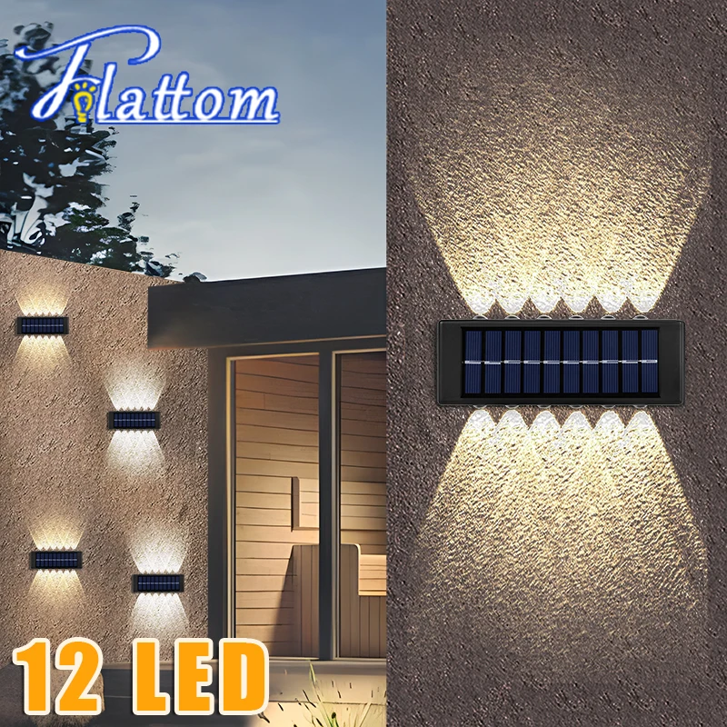 12LED Solar Wall Lamps Outdoor LED Waterproof Landscape Garden Decor Lamp for Backyard Party Home Decor Solar Outdoor Wall Light
12LED Solar Wall Lamps Outdoor LED Waterproof Landscape Garden Decor Lamp for Backyard Party Home Decor Solar Outdoor Wall Light